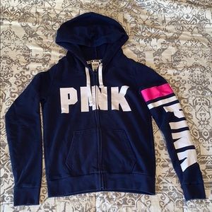 Victoria secret/ Pink zip up jacket.